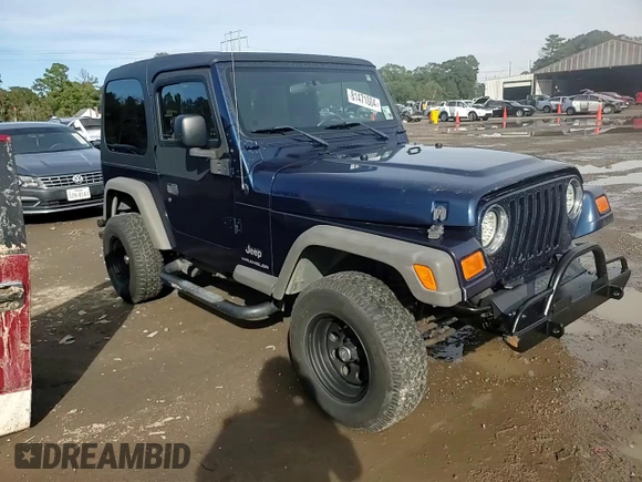 2005 Jeep Wrangler SE with VIN 1J4FA29S55P385703, listed as a Copart auction lot 81471004 with 131,065 mi miles and Salvage Title. Bid and sale history available at carsss.com. Image 11.
