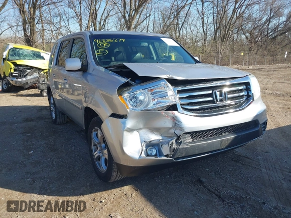 2012 Honda Pilot EX-L with VIN 5FNYF4H52CB029322, listed as a IAAI auction lot 41886279 with 156,436 mi miles and . Bid and sale history available at DreamBid. Image 1.