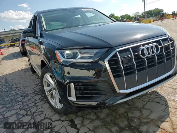 2023 Audi Q7 Premium Plus with VIN WA1LXBF70PD005334, listed as a Copart auction lot 61953055 with 43,136 mi miles and Salvage title. Bid and sale history available at DreamBid. Image 14.