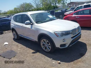 2017 BMW X3 xDrive28i with VIN 5UXWX9C56H0D99107, listed as a IAAI auction lot 42024239 with 152,396 mi miles and . Bid and sale history available at DreamBid. Image 1.