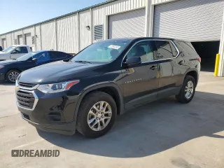 2020 Chevrolet Traverse LS z VIN 1GNERFKW1LJ110657, wystawiony jako Copart lot #53066285 z przebiegiem 78 330 mil mil oraz Szkoda całkowita • Salvage title. Historia ofert i sprzedaży dostępna na DreamBid. Obrazek 1.
