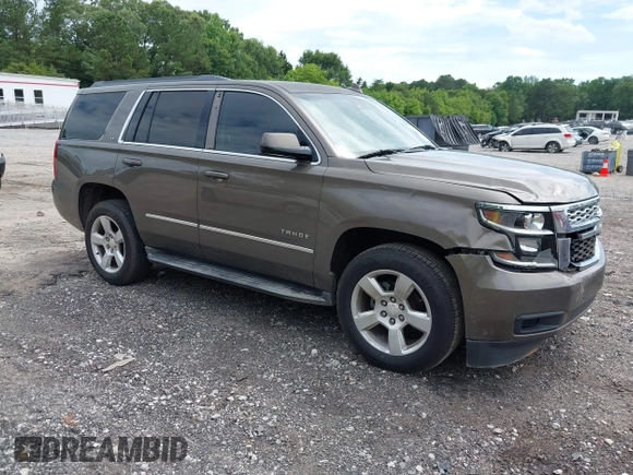 2015 Chevrolet Tahoe LT with VIN 1GNSCBKC5FR585138, listed as a IAAI auction lot 42420496 with 177,104 mi miles and . Bid and sale history available at DreamBid. Image 1.