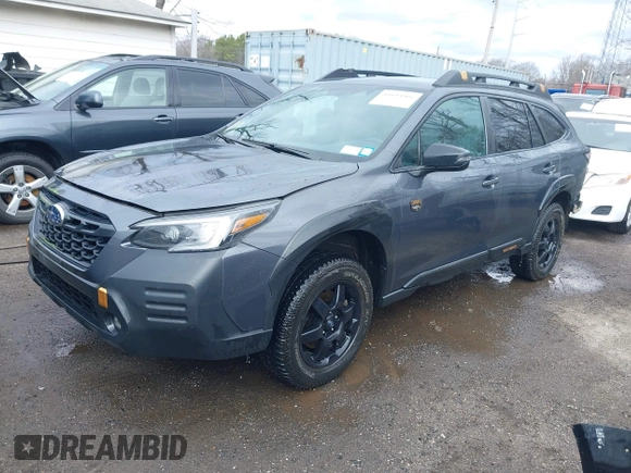 2023 Subaru Outback Wilderness with VIN 4S4BTGUD9P3206122, listed as a IAAI auction lot 41693901 with 25,582 mi miles and . Bid and sale history available at DreamBid. Image 18.