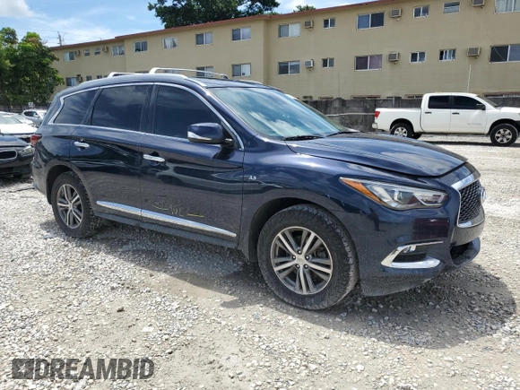 2020 Infiniti QX60 Luxe with VIN 5N1DL0MM9LC538281, listed as a Copart auction lot 65628914 with 130,337 mi miles and Non repairable. Bid and sale history available at DreamBid. Image 4.