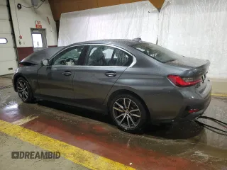 2019 BMW 3 Series 330i xDrive with VIN WBA5R7C59KAJ85302, listed as a Copart auction lot 46844465 with 54,469 mi miles and Salvage Title. Bid and sale history available at carsss.com. Image 2.
