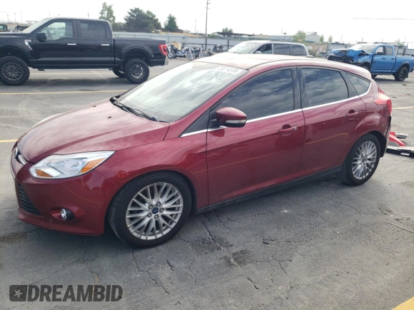 2014 Ford Focus Titanium with VIN 1FADP3N25EL118551, listed as a Copart auction lot 59814515 with 160,813 mi miles and Salvage title. Bid and sale history available at DreamBid. Image 1.