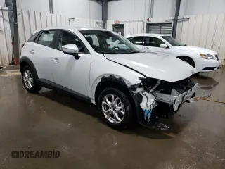 2021 Mazda CX-3 Sport with VIN JM1DKDB77M1504204, listed as a Copart auction lot 79052604 with 63,293 mi miles and Salvage Title. Bid and sale history available at carsss.com. Image 4.