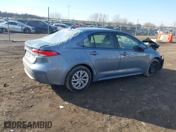 2020 Toyota Corolla LE with VIN JTDEPRAEXLJ026488, listed as a IAAI auction lot 41678973 with 136,982 mi miles and . Bid and sale history available at DreamBid. Image 4.