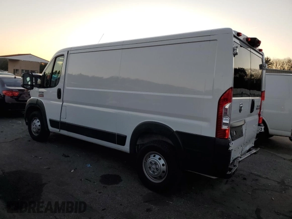2021 Ram ProMaster Cargo with VIN 3C6LRVVG6ME554234, listed as a Copart auction lot 84409504 with 74,692 mi miles and Salvage Title. Bid and sale history available at DreamBid. Image 2.
