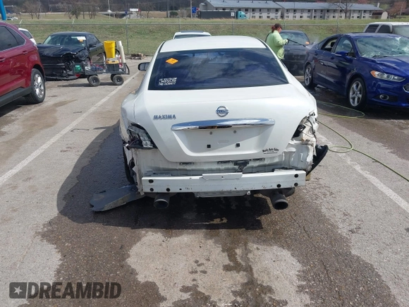 2014 Nissan Maxima S with VIN 1N4AA5AP4EC455147, listed as a IAAI auction lot 41816044 with 180,674 mi miles and . Bid and sale history available at DreamBid. Image 6.