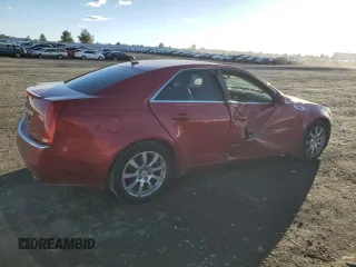 2008 Cadillac CTS AWD w/1SB with VIN 1G6DS57V080194943, listed as a Copart auction lot 48381265 with 128,446 mi miles and Salvage Title. Bid and sale history available at carsss.com. Image 3.