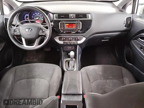 2017 Kia Rio LX with VIN KNADM4A37H6047957, listed as a Copart auction lot 49391885 with 101,755 mi miles and Clean Title. Bid and sale history available at carsss.com. Image 8.