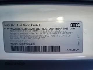 2021 Audi RS 7 z VIN WUAPCBF2XMN904458, wystawiony jako Copart lot #80066123 z przebiegiem 34 772 mil mil oraz . Historia ofert i sprzedaży dostępna na DreamBid. Obrazek 12.