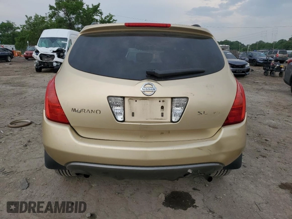 2003 Nissan Murano SE z VIN JN8AZ08W23W212200, wystawiony jako Copart lot #55386665 z przebiegiem 205 047 mil mil oraz Szkoda całkowita • Salvage title. Historia ofert i sprzedaży dostępna na DreamBid. Obrazek 6.