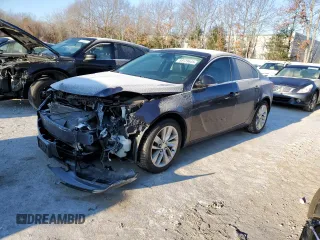 2016 Buick Regal Premium II with VIN 2G4GS5GX5G9207133, listed as a Copart auction lot 88739645 with 86,576 mi miles and Salvage Title. Bid and sale history available at carsss.com. Image 1.