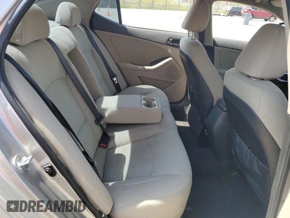 2015 Kia Optima LX with VIN 5XXGM4A77FG474072, listed as a Copart auction lot 53845125 with 130,356 mi miles and Salvage Title. Bid and sale history available at DreamBid. Image 10.