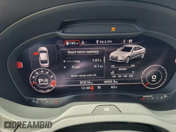 2017 Audi S3 Premium Plus with VIN WAUB1GFF3H1066152, listed as a IAAI auction lot 42032213 with 85,816 mi miles. Bid and sale history available at carsss.com. Image 6.