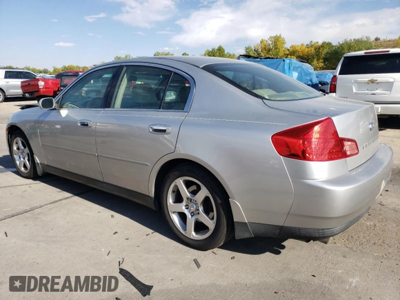 2003 Infiniti G35 w/Leather with VIN JNKCV51E73M314861, listed as a Copart auction lot 74924954 with 70,886 mi miles and Salvage Title. Bid and sale history available at DreamBid. Image 2.