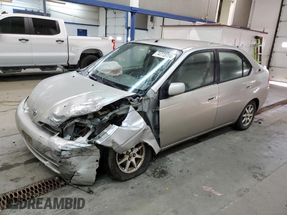 2001 Toyota Prius with VIN JT2BK12U910038295, listed as a Copart auction lot 74773784 with 0 mi miles and Salvage Title. Bid and sale history available at carsss.com. Image 1.