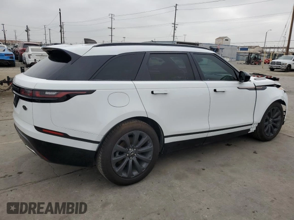 2018 Land Rover Range Rover Velar R-Dynamic SE with VIN SALYL2RV2JA747334, listed as a Copart auction lot 59562655 with 79,780 mi miles and Salvage title. Bid and sale history available at DreamBid. Image 3.