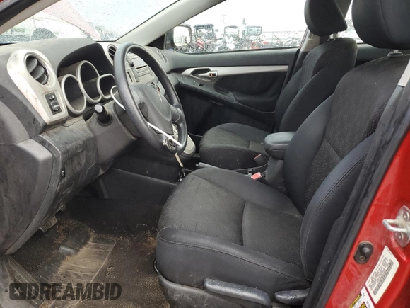 2010 Pontiac Vibe w/1SA with VIN 5Y2SP6E88AZ416882, listed as a Copart auction lot 81860554 with 133,635 mi miles and Salvage Title. Bid and sale history available at carsss.com. Image 7.