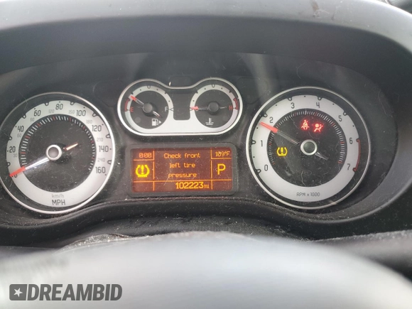 2014 FIAT 500L Easy with VIN ZFBCFABH9EZ028597, listed as a Copart auction lot 83675924 with 102,223 mi miles and Salvage Title. Bid and sale history available at carsss.com. Image 9.