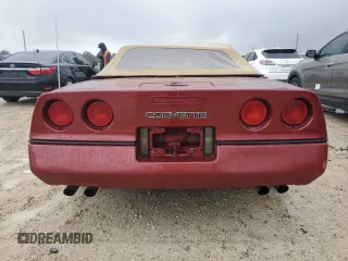 1987 Chevrolet Corvette with VIN 1G1YY3181H5121760, listed as a Copart auction lot 74564344 with 0 mi miles and Salvage Title. Bid and sale history available at carsss.com. Image 6.