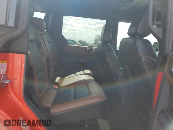 2024 Ford Bronco Outer Banks with VIN 1FMDE8BH3RLB07202, listed as a Copart auction lot 55142595 with 5,822 mi miles and Salvage title. Bid and sale history available at DreamBid. Image 11.