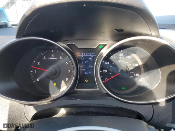2012 Hyundai Veloster w/Gray Int with VIN KMHTC6AD1CU053274, listed as a Copart auction lot 46660185 with 111,242 mi miles and Clean Title. Bid and sale history available at carsss.com. Image 9.