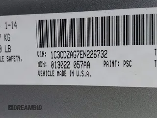 2014 Dodge Avenger SE z VIN 1C3CDZAG7EN226732, wystawiony jako IAAI lot #42383178 z przebiegiem 113 867 mil mil oraz . Historia ofert i sprzedaży dostępna na DreamBid. Obrazek 9.