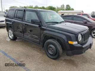 2014 Jeep Patriot Limited with VIN 1C4NJRCB7ED801688, listed as a Copart auction lot 55704485 with 107,867 mi miles and Salvage title. Bid and sale history available at DreamBid. Image 4.