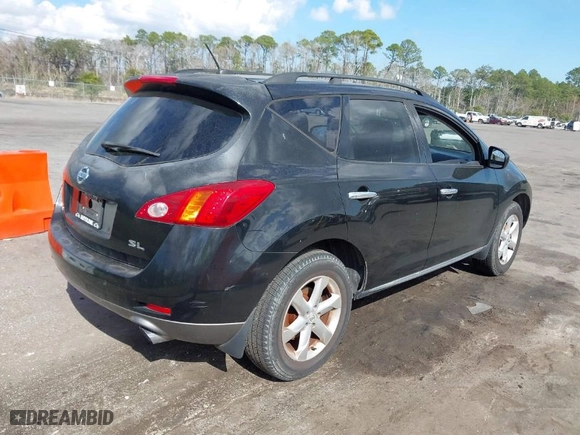 2009 Nissan Murano S with VIN JN8AZ18U59W003918, listed as a IAAI auction lot 41552455 with 143,503 mi miles. Bid and sale history available at carsss.com. Image 4.