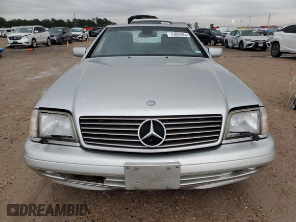 1997 Mercedes-Benz SL 500 with VIN WDBFA63F4VF148651, listed as a Copart auction lot 75893884 with 96,697 mi miles and Clean title. Bid and sale history available at DreamBid. Image 5.
