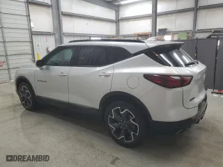 2022 Chevrolet Blazer RS with VIN 3GNKBERS8NS148215, listed as a Copart auction lot 47894565 with 47,070 mi miles and Clean Title. Bid and sale history available at carsss.com. Image 2.