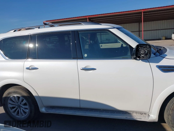 2023 Nissan Armada SV with VIN JN8AY2ACXP9181975, listed as a IAAI auction lot 40301592 with 25,948 mi miles. Bid and sale history available at carsss.com. Image 13.