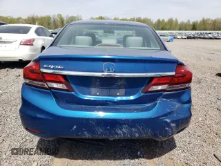 2014 Honda Civic LX with VIN 19XFB2F55EE244406, listed as a Copart auction lot 54234285 with 158,992 mi miles and Salvage Title. Bid and sale history available at carsss.com. Image 6.