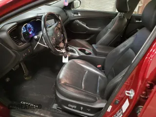 2015 Kia Optima SX Turbo with VIN 5XXGR4A64FG408491, listed as a Copart auction lot 50686705 with 113,235 mi miles and Clean Title. Bid and sale history available at carsss.com. Image 7.