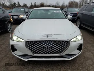 2021 Genesis G70 2.0T with VIN KMTG64LA9MU077166, listed as a Copart auction lot 42210745 with 59,020 mi miles and Salvage Title. Bid and sale history available at carsss.com. Image 5.