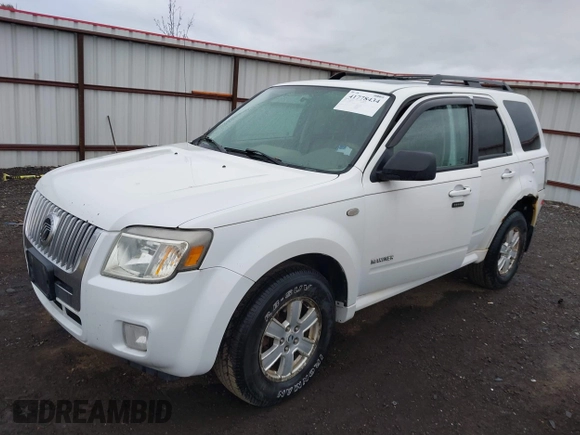 2008 Mercury Mariner with VIN 4M2CU91Z88KJ01185, listed as a IAAI auction lot 41778434 with 165,654 mi miles. Bid and sale history available at carsss.com. Image 2.