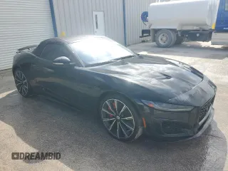 2024 Jaguar F-Type with VIN SAJD55FE3RCK83817, listed as a Copart auction lot 76881334 with 14,855 mi miles and Non Repairable. Bid and sale history available at DreamBid. Image 4.