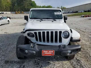 2021 Jeep Wrangler Unlimited Sport S with VIN 1C4HJXDG0MW766863, listed as a Copart auction lot 52681455 with 53,693 mi miles and Salvage title. Bid and sale history available at DreamBid. Image 5.