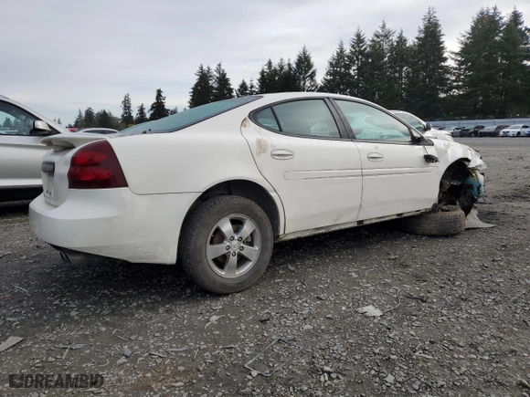 2007 Pontiac Grand Prix with VIN 2G2WP552471172063, listed as a Copart auction lot 52146655 with 96,514 mi miles and Salvage Title. Bid and sale history available at carsss.com. Image 3.