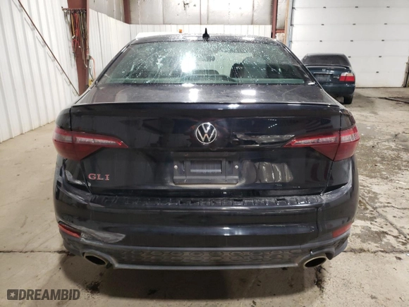 2023 Volkswagen Jetta GLI Autobahn with VIN 3VW2T7BU0PM003381, listed as a Copart auction lot 43895675 with 55,053 mi miles and Salvage Title. Bid and sale history available at carsss.com. Image 6.