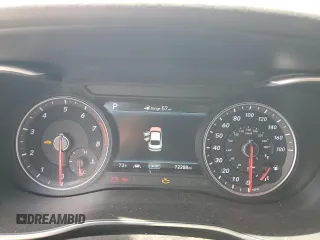 2019 Genesis G70 2.0T Advanced with VIN KMTG44LA9KU027242, listed as a Copart auction lot 71632864 with 72,288 mi miles and Salvage Title. Bid and sale history available at carsss.com. Image 9.