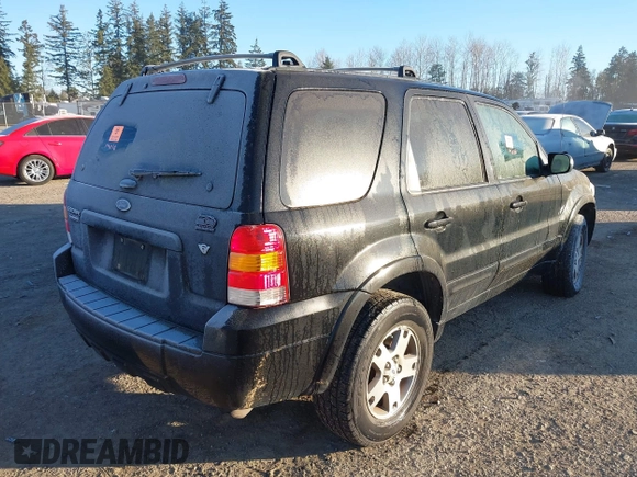 2005 Ford Escape Limited with VIN 1FMCU94115KB85496, listed as a IAAI auction lot 41384428 with 158,852 mi miles and . Bid and sale history available at DreamBid. Image 4.