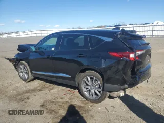 2023 Acura RDX Technology with VIN 5J8TC2H52PL013245, listed as a Copart auction lot 50883625 with 17,607 mi miles and Non repairable. Bid and sale history available at DreamBid. Image 2.