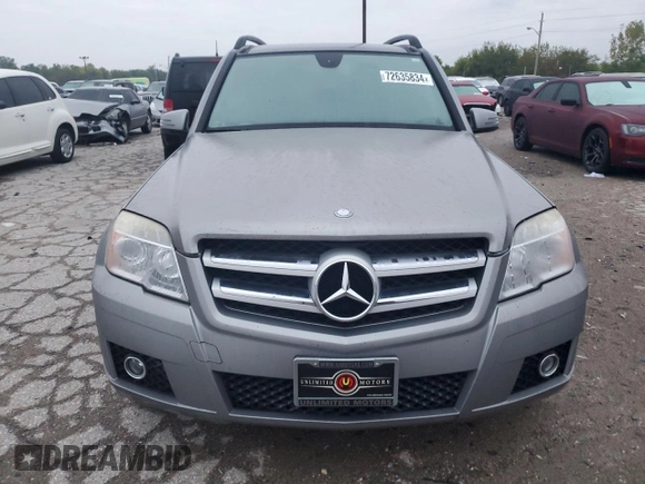 2011 Mercedes-Benz GLK 350 with VIN WDCGG8HBXBF534597, listed as a Copart auction lot 72635834 with 122,885 mi miles and Salvage Title. Bid and sale history available at DreamBid. Image 5.