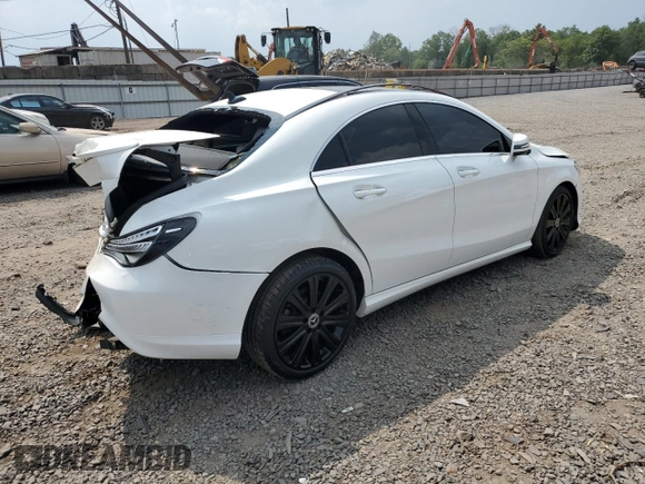 2019 Mercedes-Benz CLA 250 with VIN WDDSJ4GBXKN740798, listed as a Copart auction lot 59874665 with 60,164 mi miles and Salvage title. Bid and sale history available at DreamBid. Image 3.