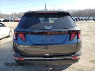 2024 Hyundai Tucson SEL with VIN 5NMJBCDE4RH356485, listed as a Copart auction lot 42849945 with 24,274 mi miles and Salvage Title. Bid and sale history available at carsss.com. Image 6.
