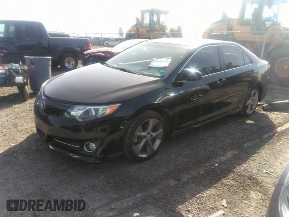 2014 Toyota Camry L with VIN 4T1BF1FKXEU397458, listed as a IAAI auction lot 41852126 with 122,075 mi miles. Bid and sale history available at carsss.com. Image 19.